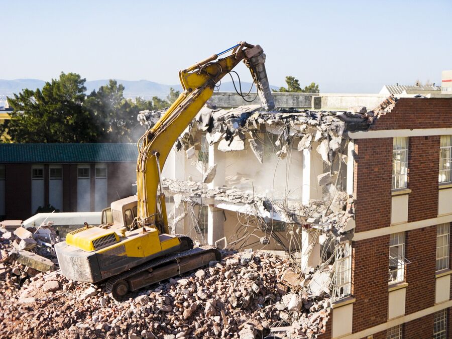 Commercial Demolition by Elrod Clearout Services